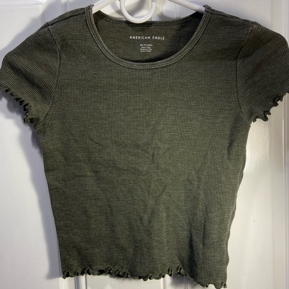 American Eagle Ribbed Top